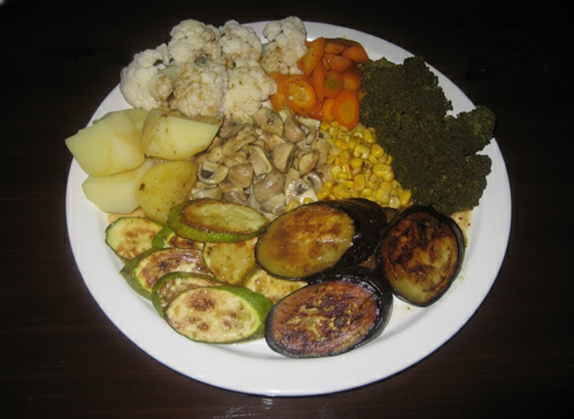 بشقاب سبزیجات