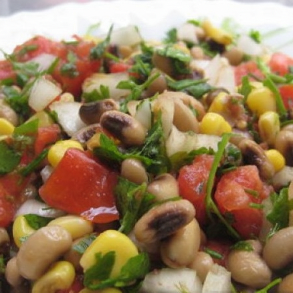 سالاد رژیمی لوبیا چشم بلبلی