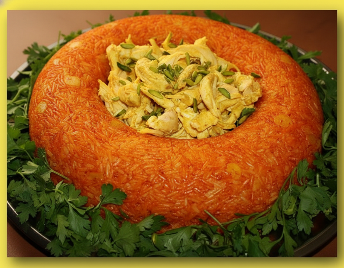 استانبولی پلو قالبی