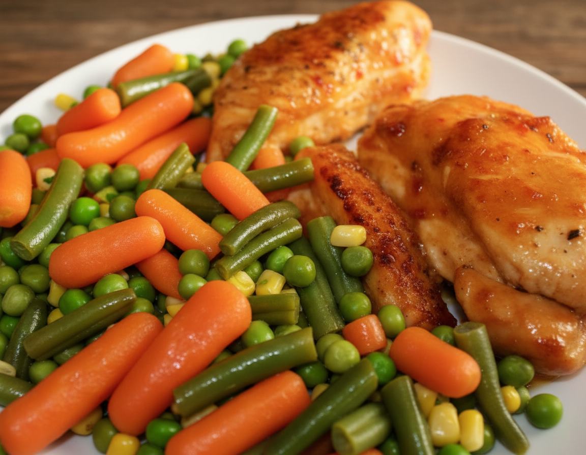 فیله مرغ پفکی