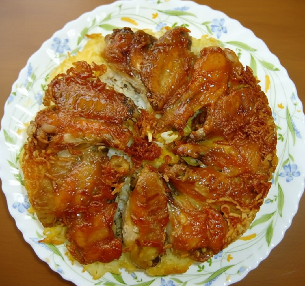 ارمنی پلو با بال مرغ