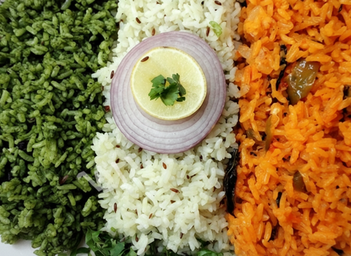 پلوی سه رنگ