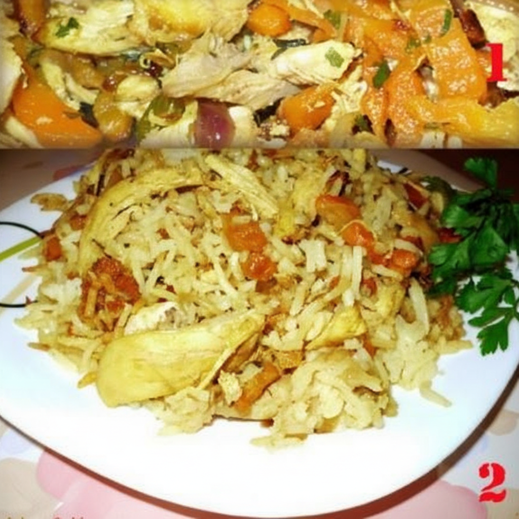 هویج پلو شیرازی