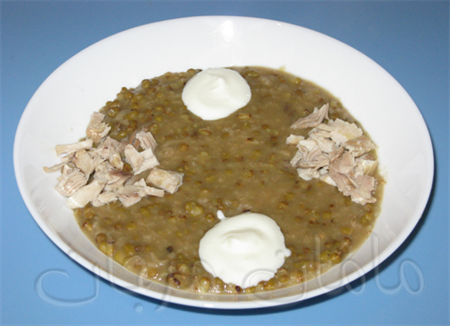 آش ماش بدون گوشت