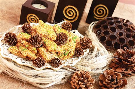 سوهان کنجدی با گردو