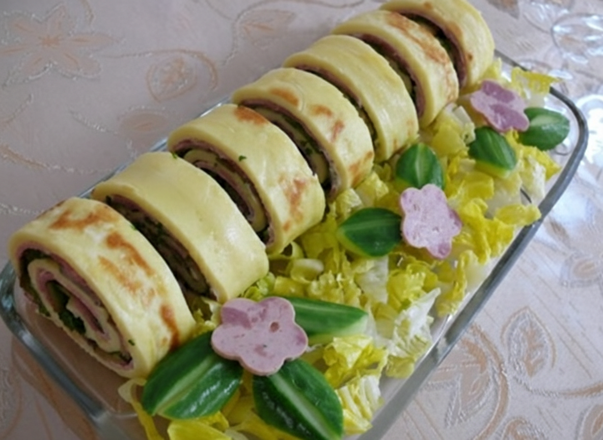 رولت ژامبون (رولت کالباس)