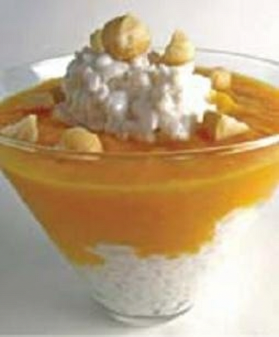 شیر برنج با انبه