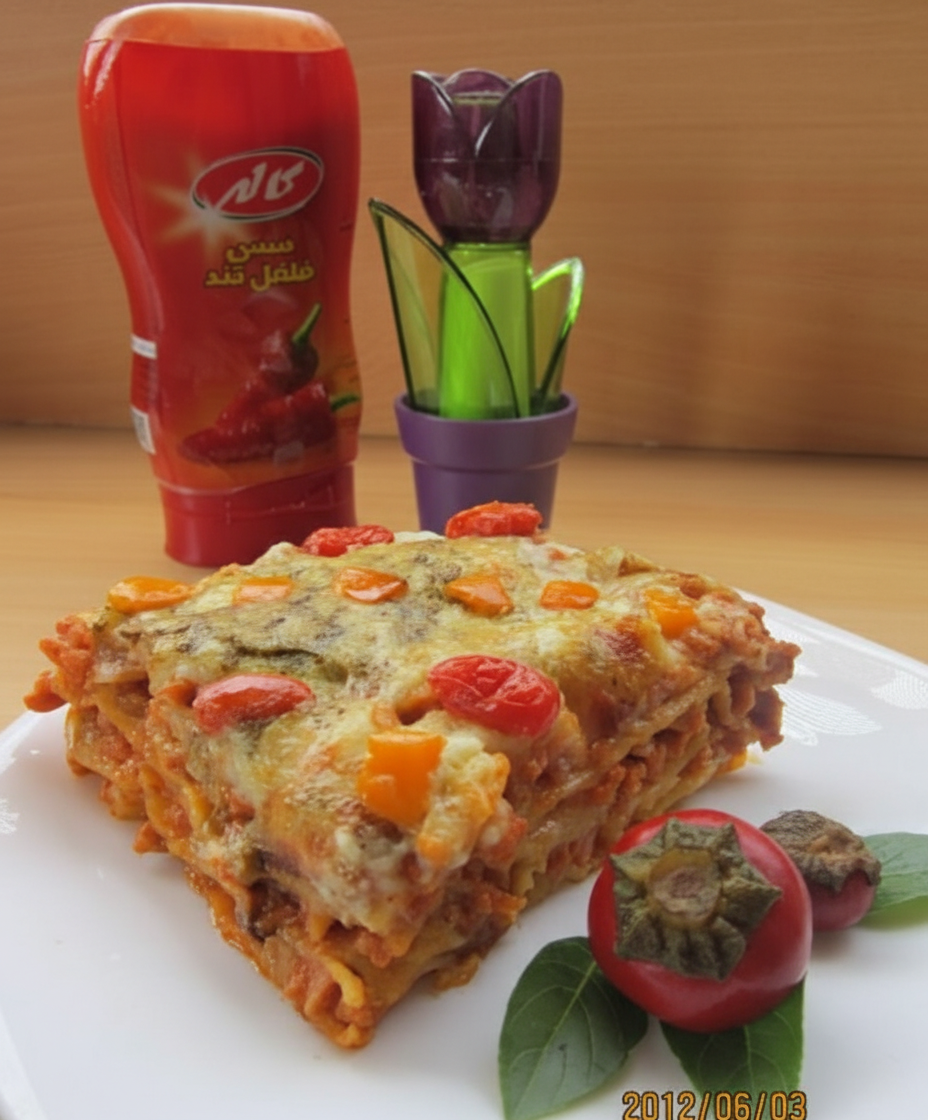 لازانیا با پختی متفاوت