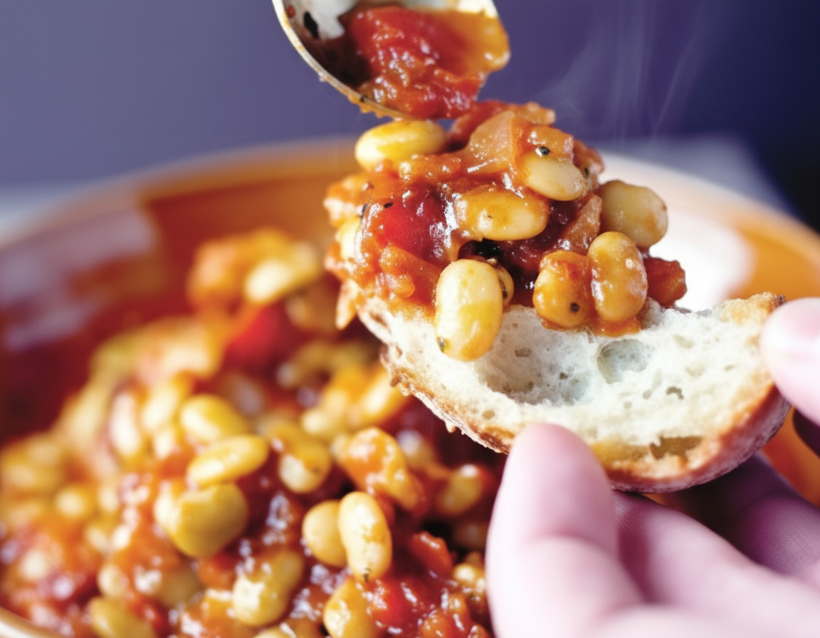 خوراک لوبیا سفید