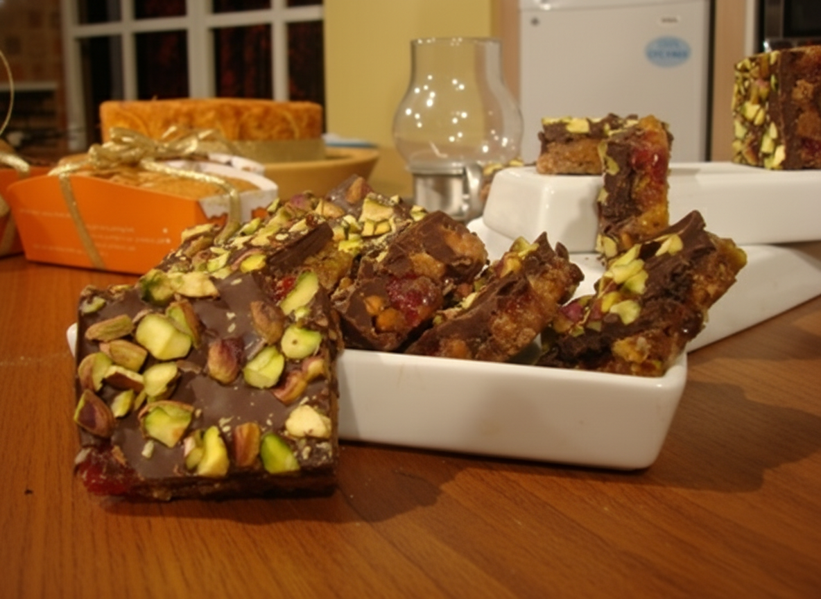 اسلایس میوه و پسته