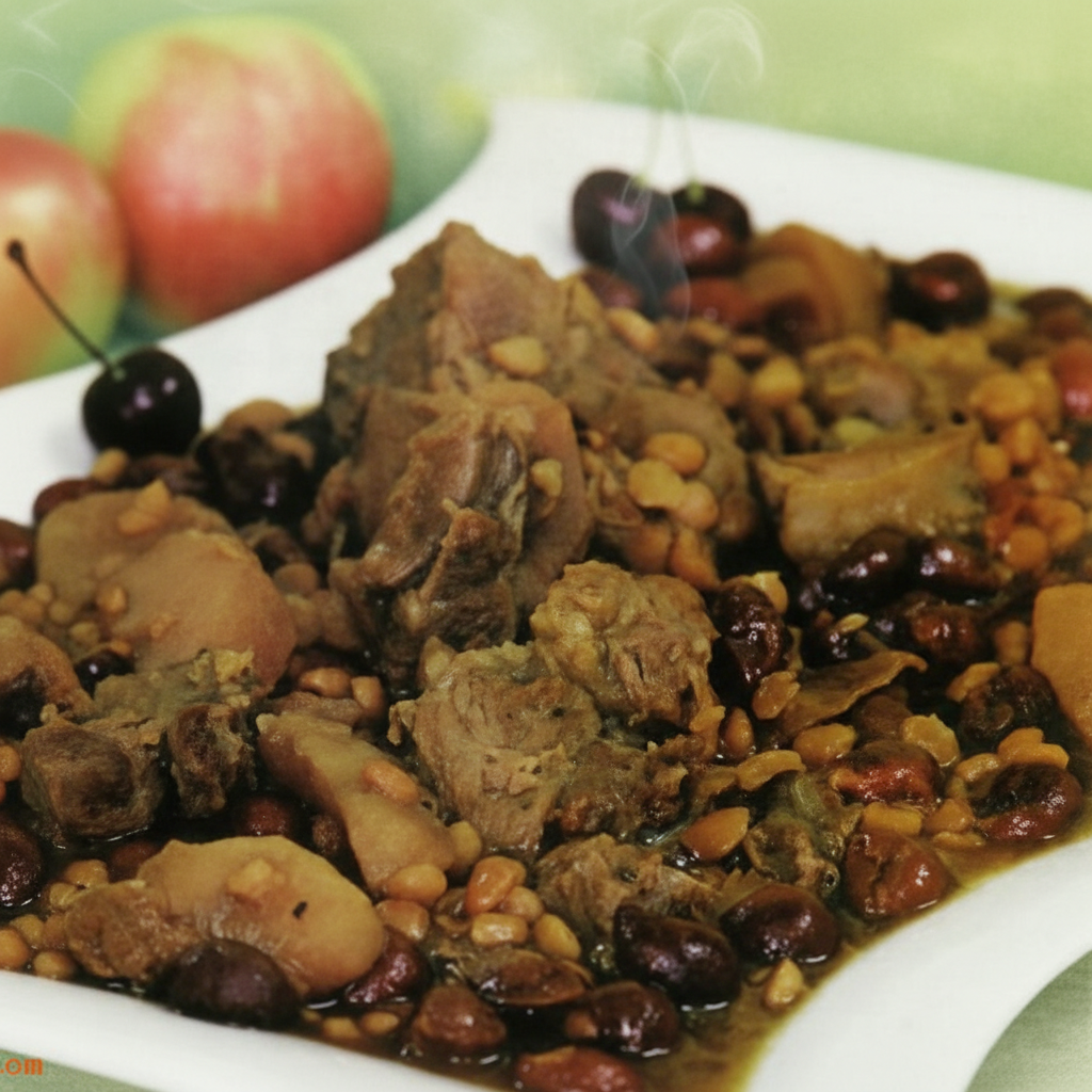 خورش سیب والبالو