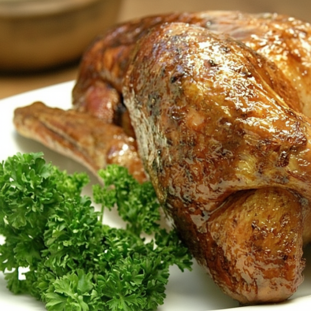 اردک بریان با سس پرتقال