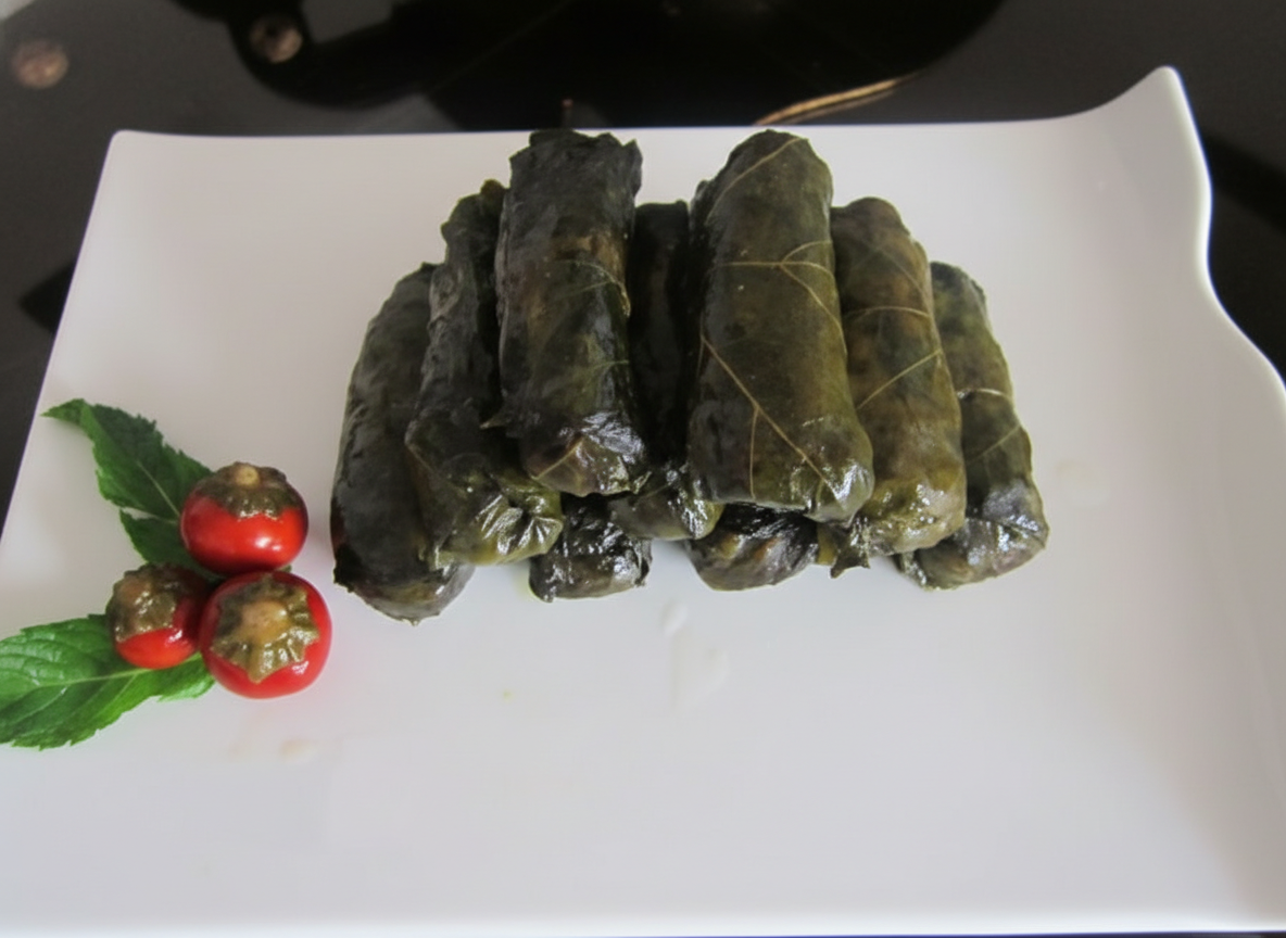 دلمه برگ مو سیگاری