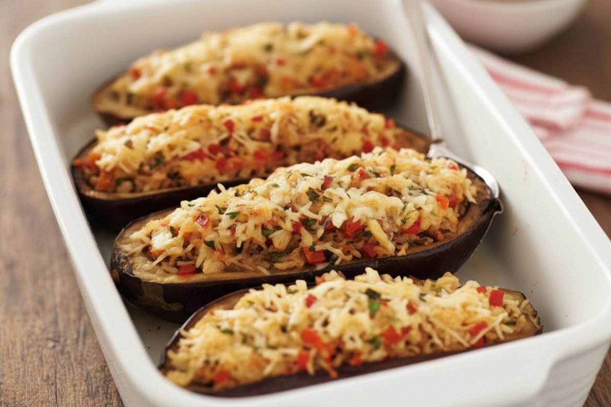 بادمجان شکم پر