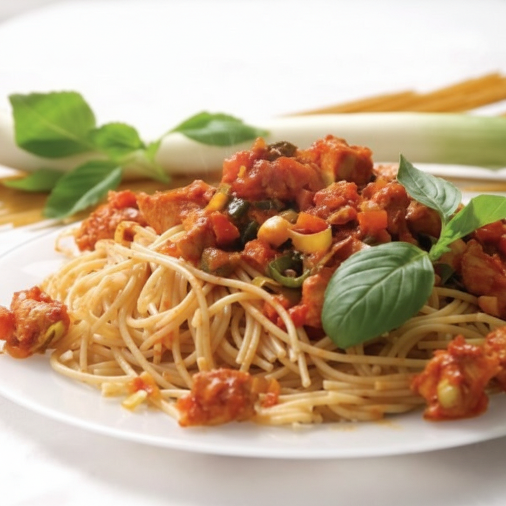 اسپاگتی تره فرنگی