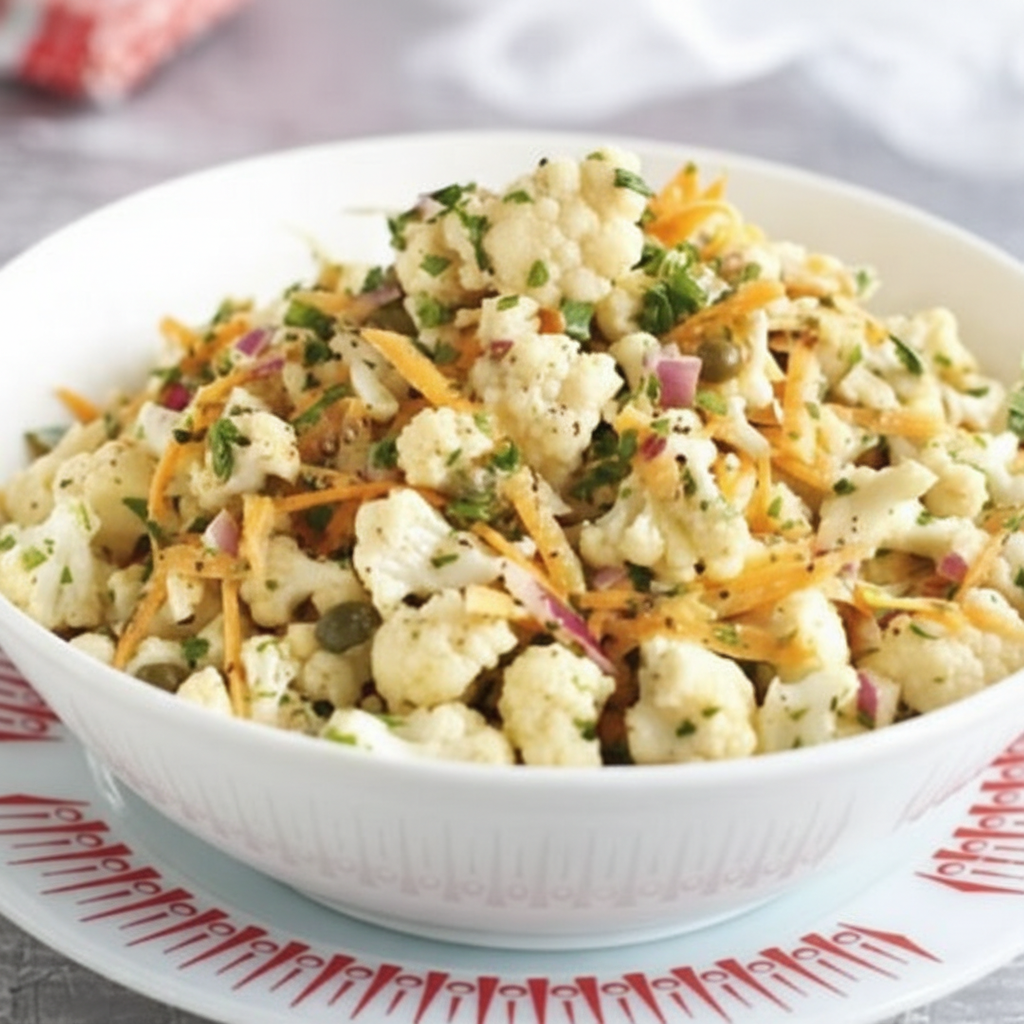 سالاد گل کلم و هویج