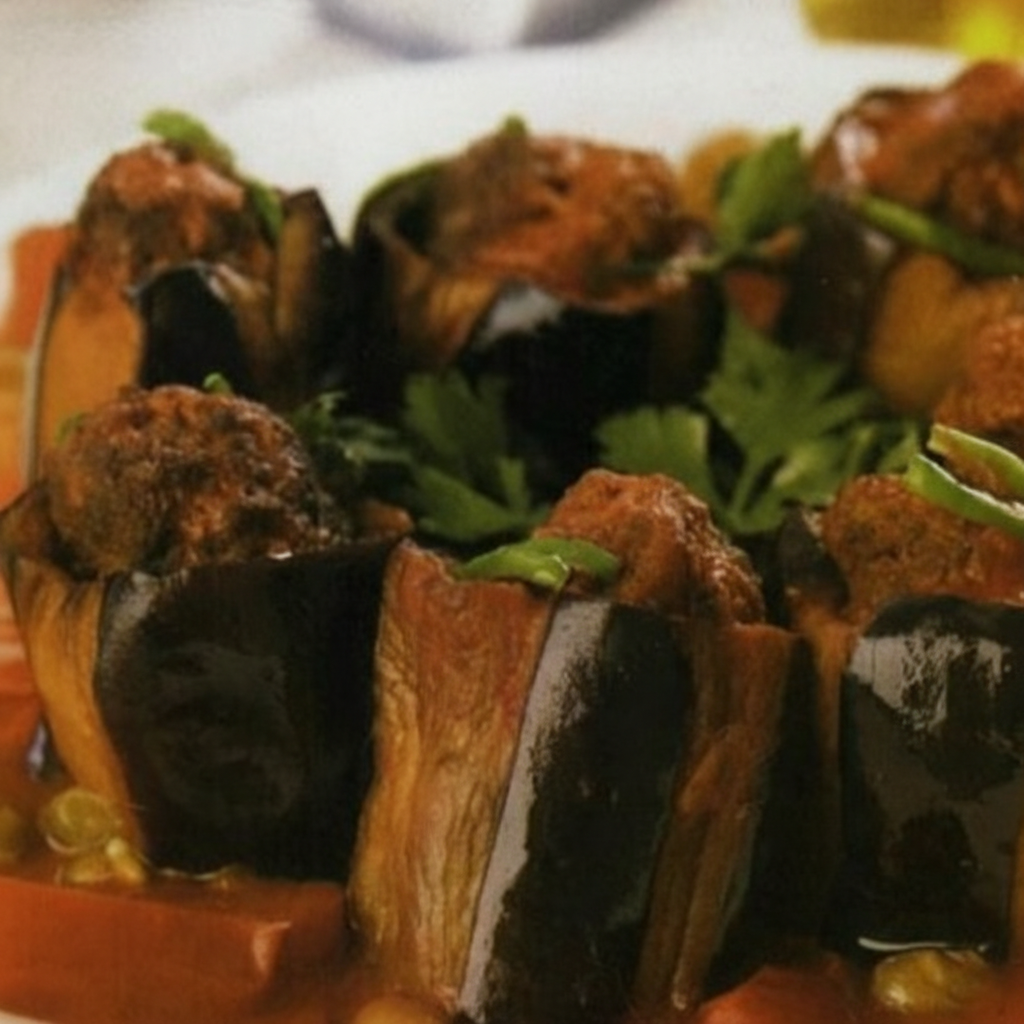 کوفته در بادمجان