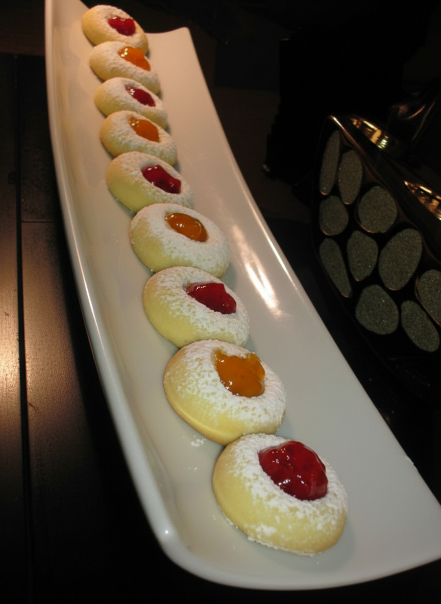 شیرینی بادامی با مارمالاد