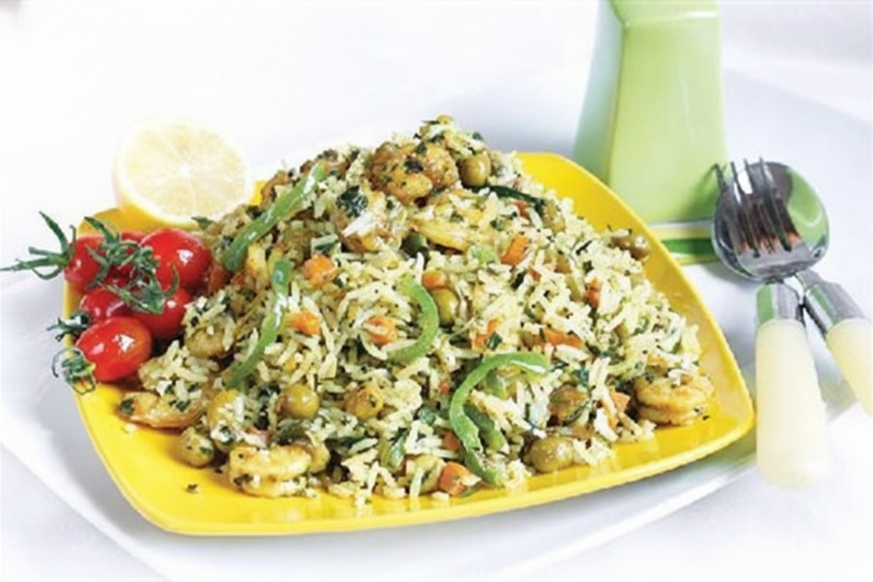 میگو پلوی چینی