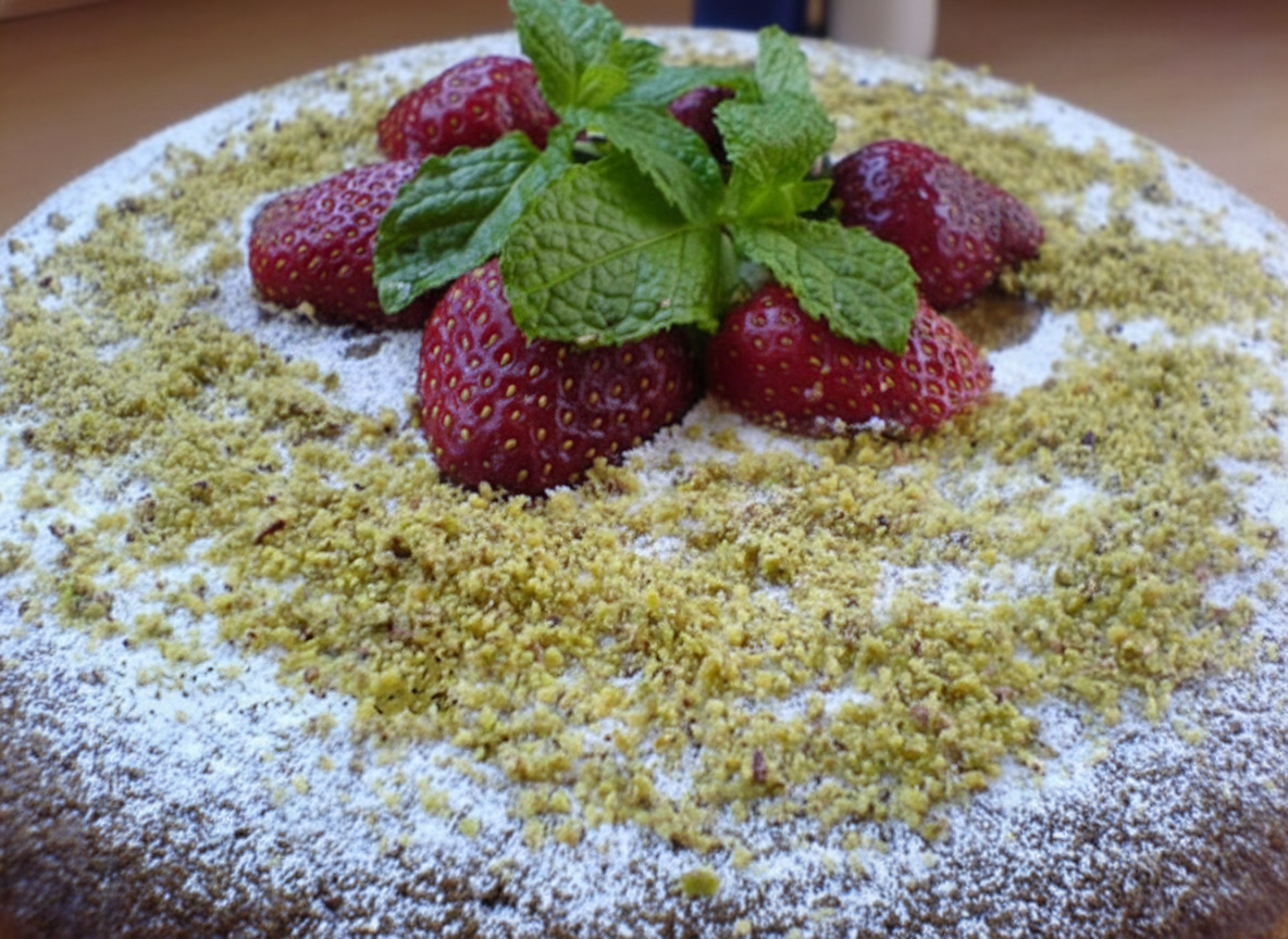 کیک چای سبز