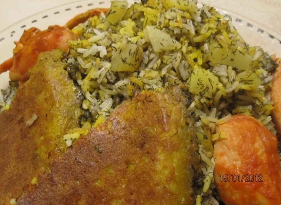 سیب پلو ( کردی )