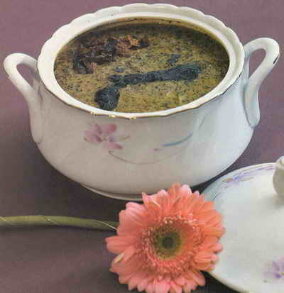 آش سبزی شیرازی