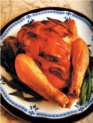 رست چیکن با ترخون وکالباس