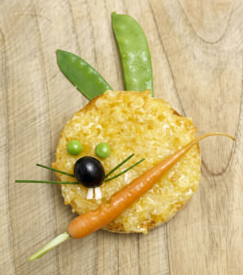 پیتزای تخم مرغ برای کودکان