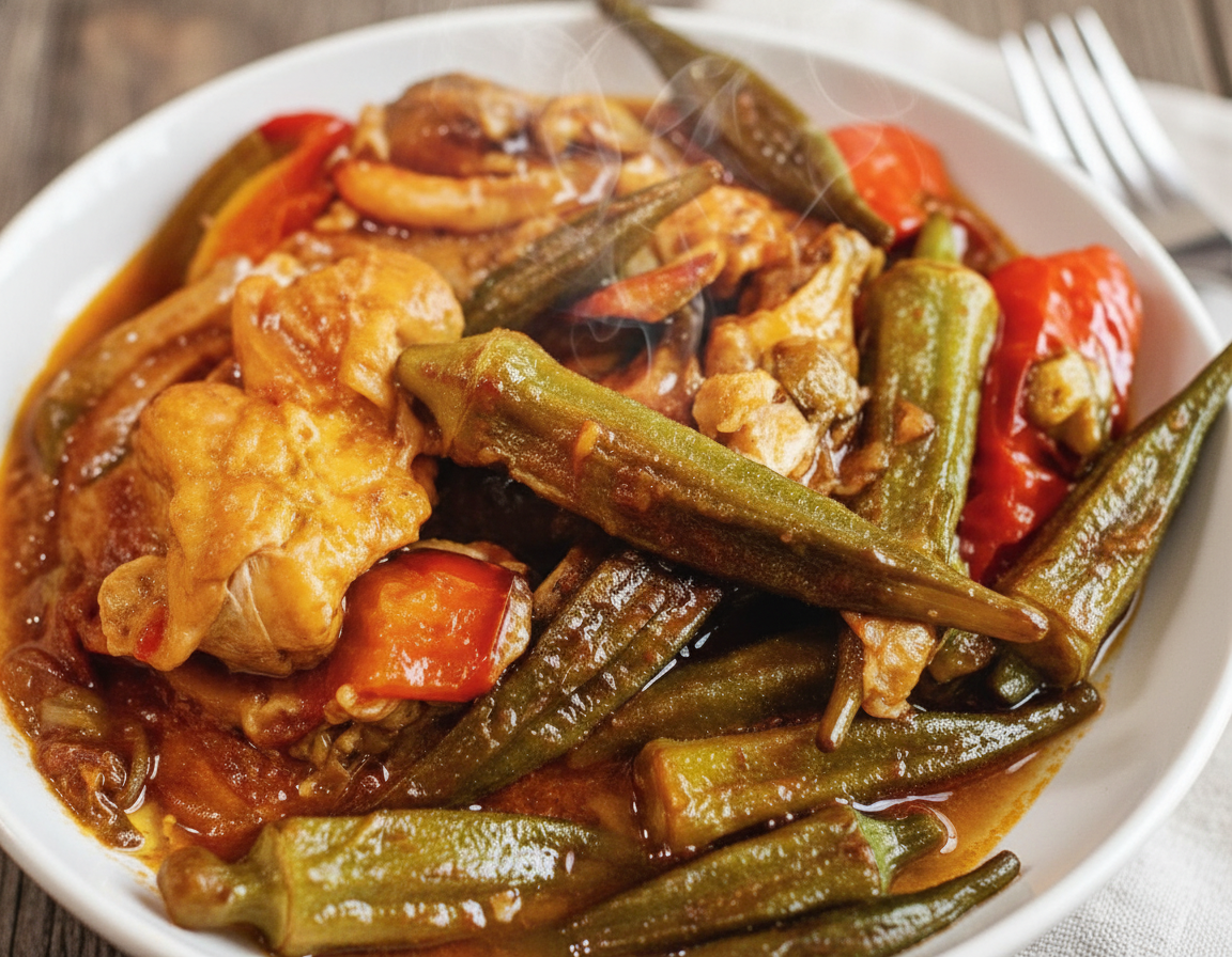 خورشت بامیه به سبک جنوبی