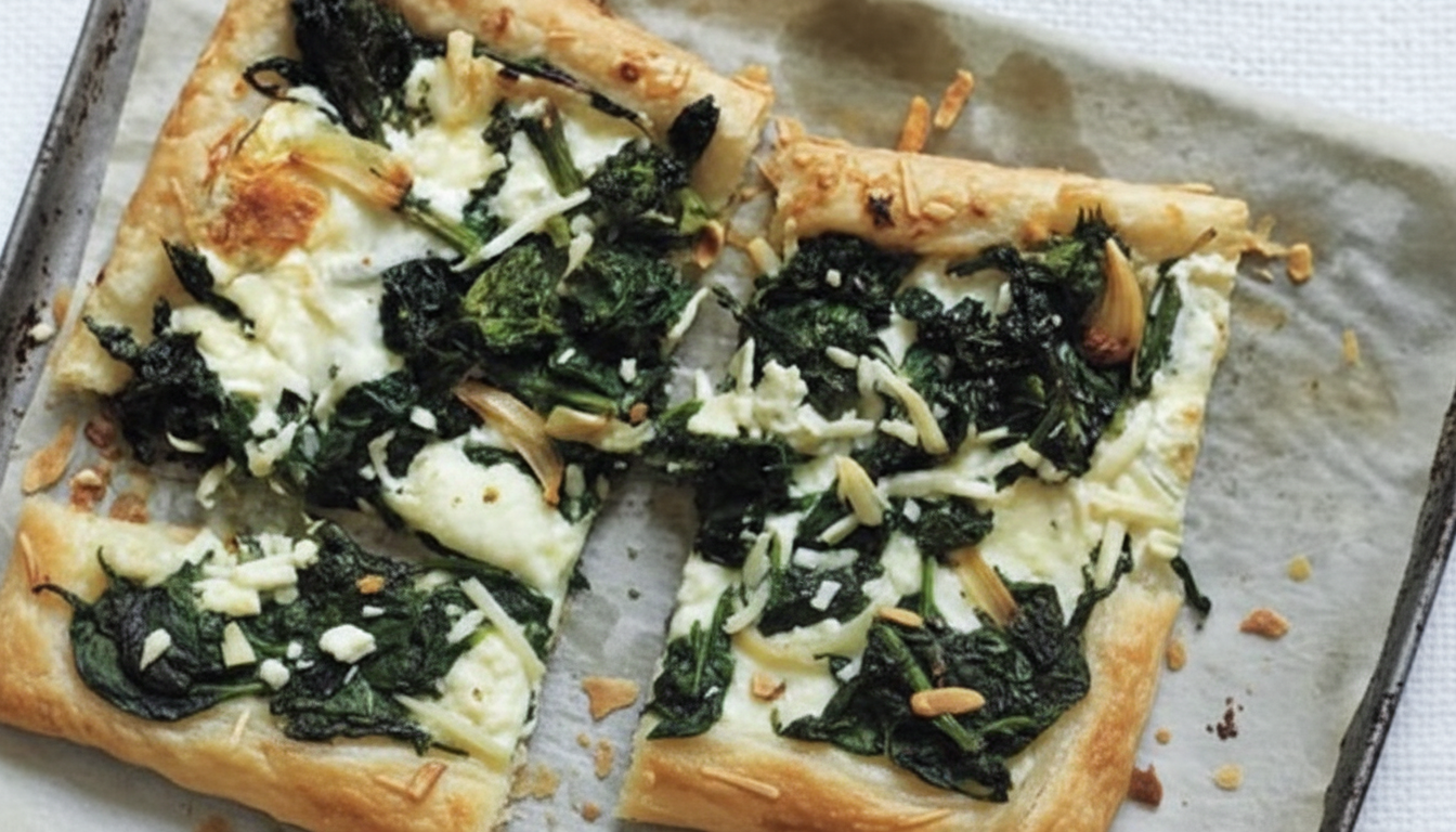 نان سیر و اسفناج