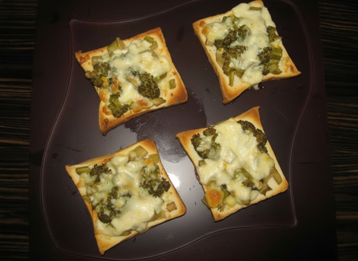 لقمه کلم بروکلی و پنیر