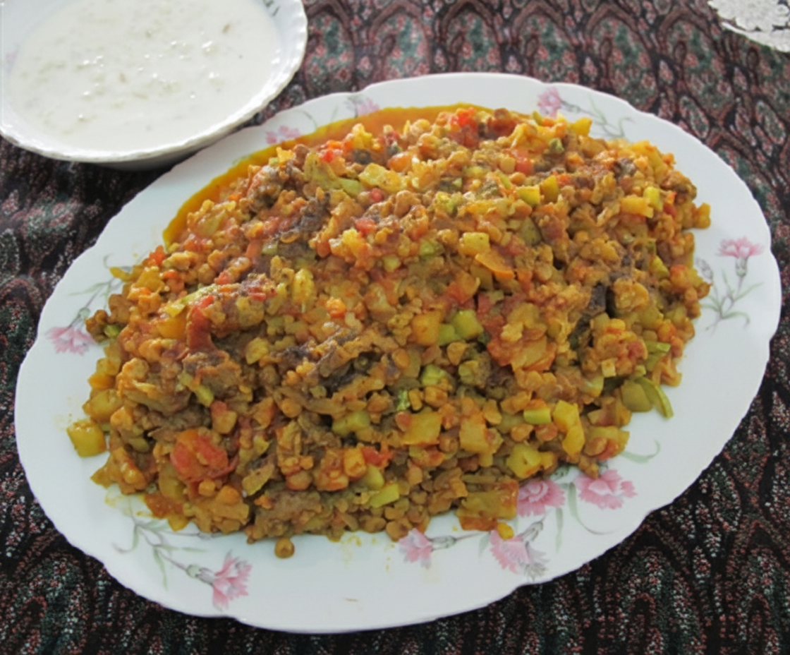 خوراک کدو بادمجان