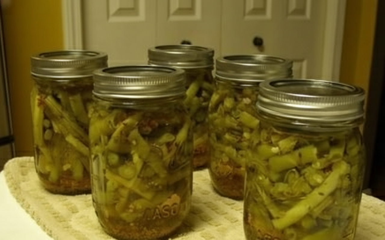 ترشی لوبیا سبز