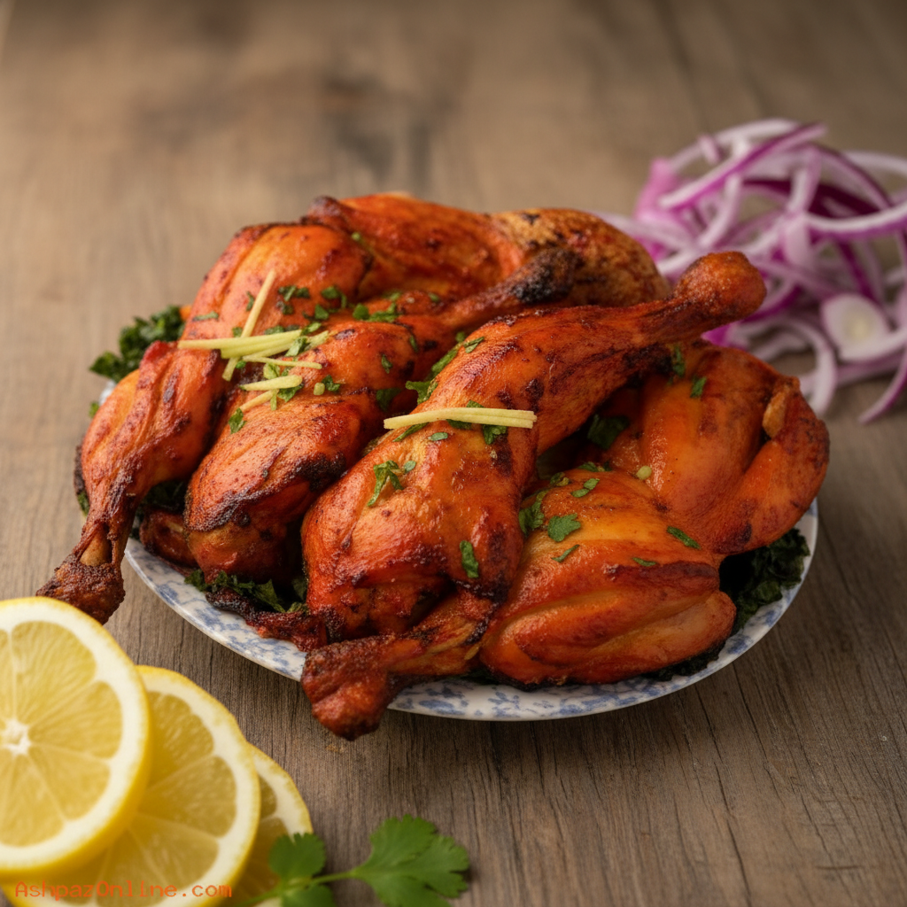 جوجه کباب تنوری هندی