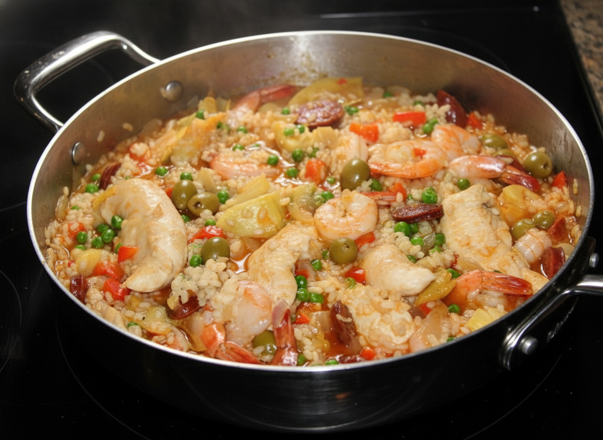 خورشت مرغ و زیتون