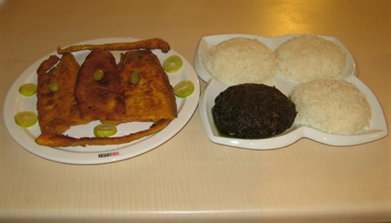 سبزی پلو با ماهی