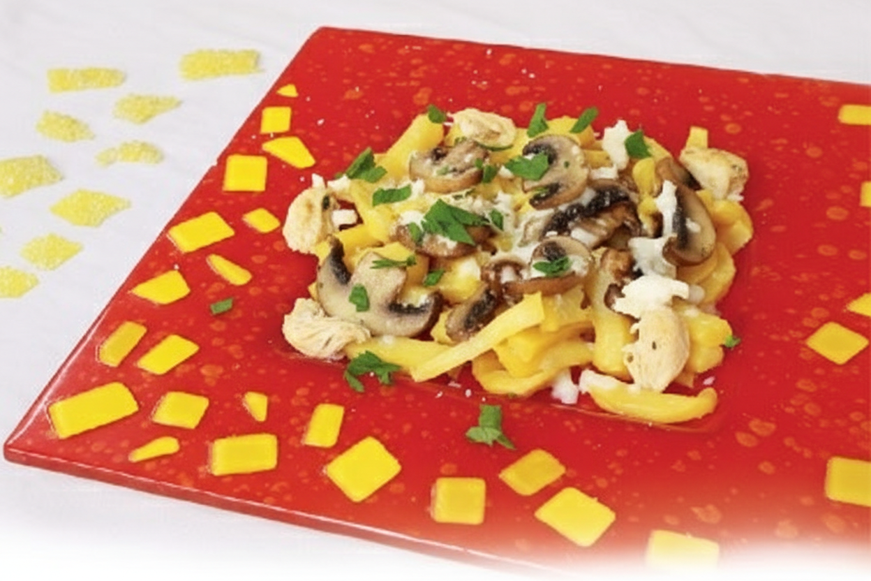 قارچ و پنیر سوخاری