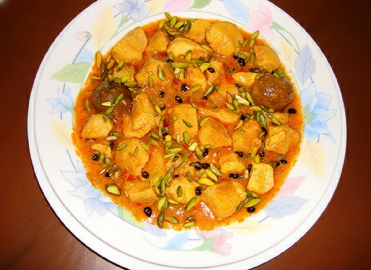 خورشت خلال پسته