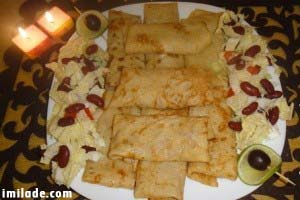 کرپ قارچ با مرغ