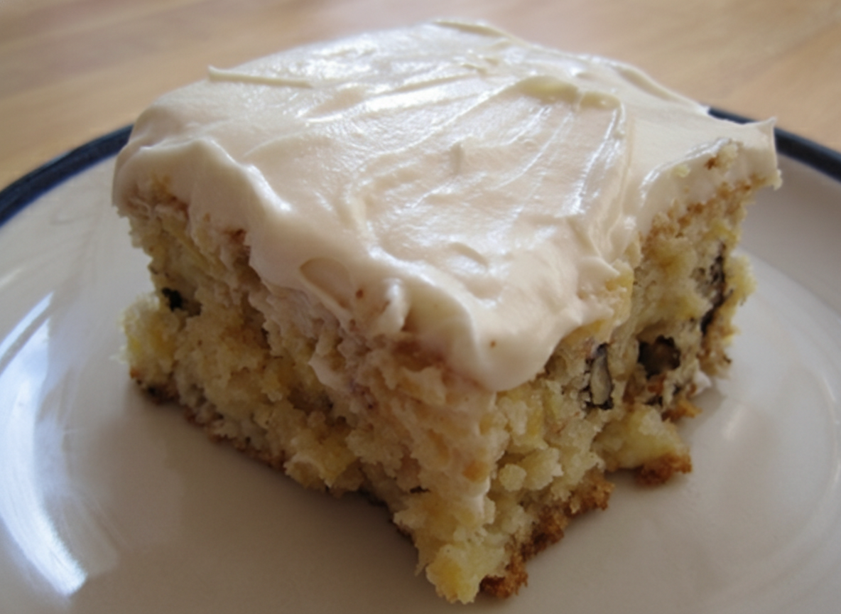 کیک آناناس و گردو