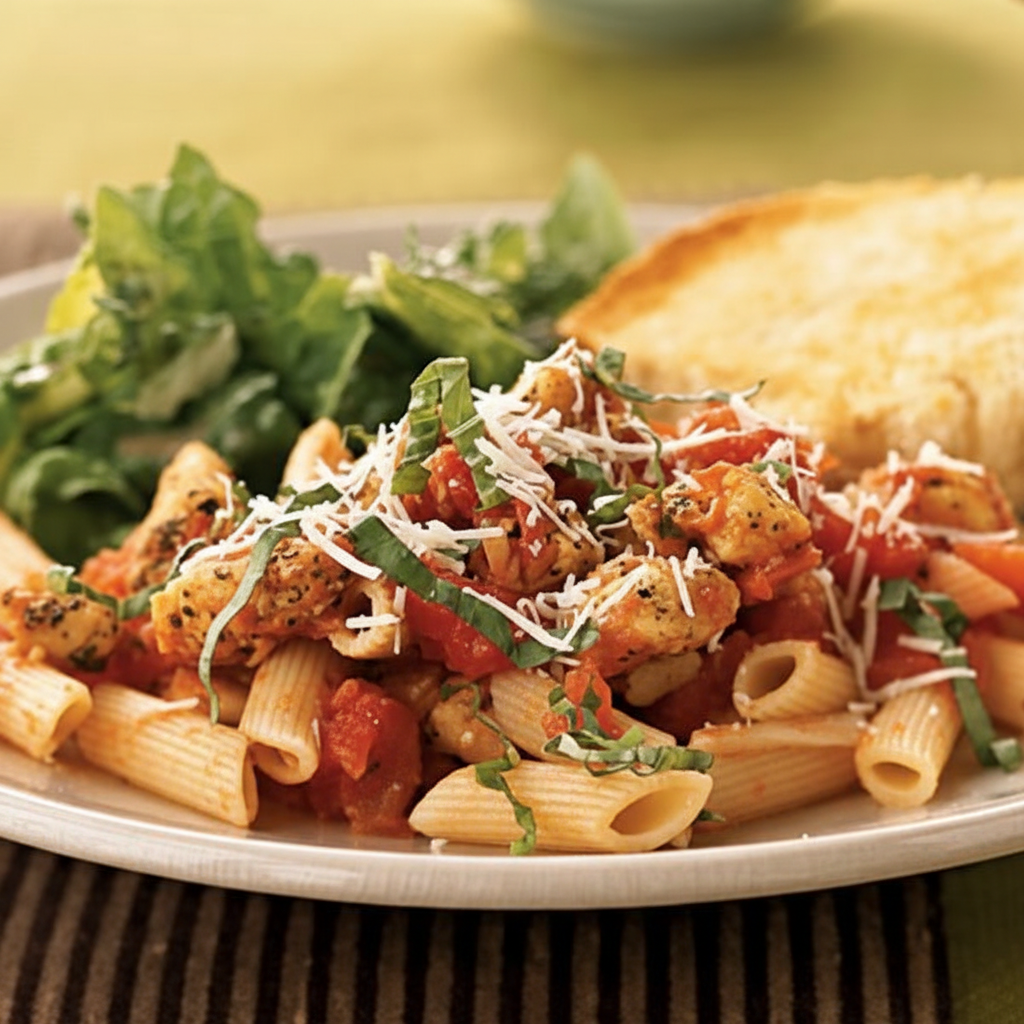 ماکارونی با قارچ