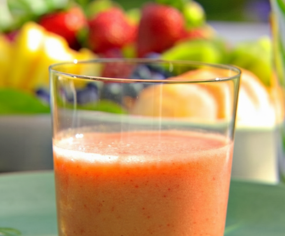 نوشیدنی سیب و اووکادو