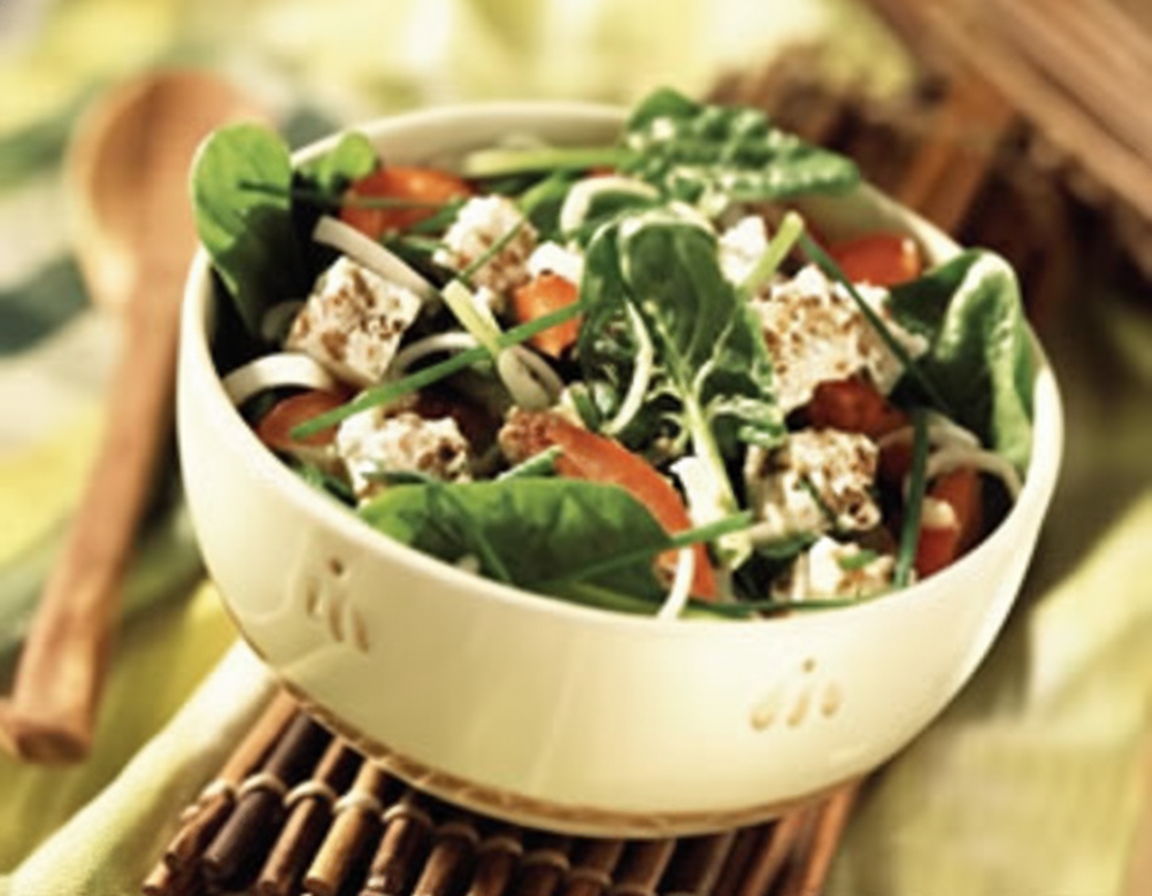 خوراک اسفناج و گلابی