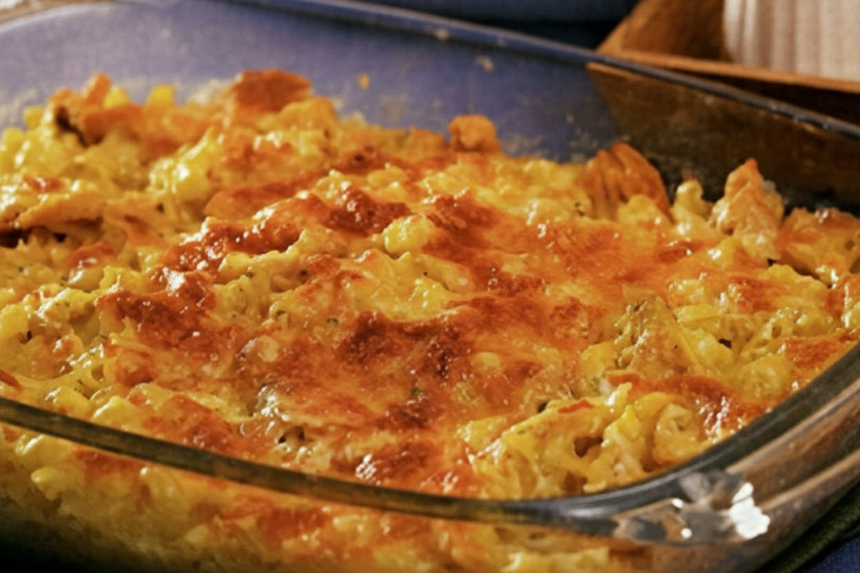 گراتن پاستا و مرغ