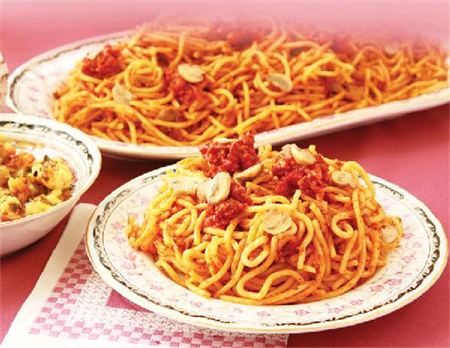 ماکارونی باسویا وقارچ