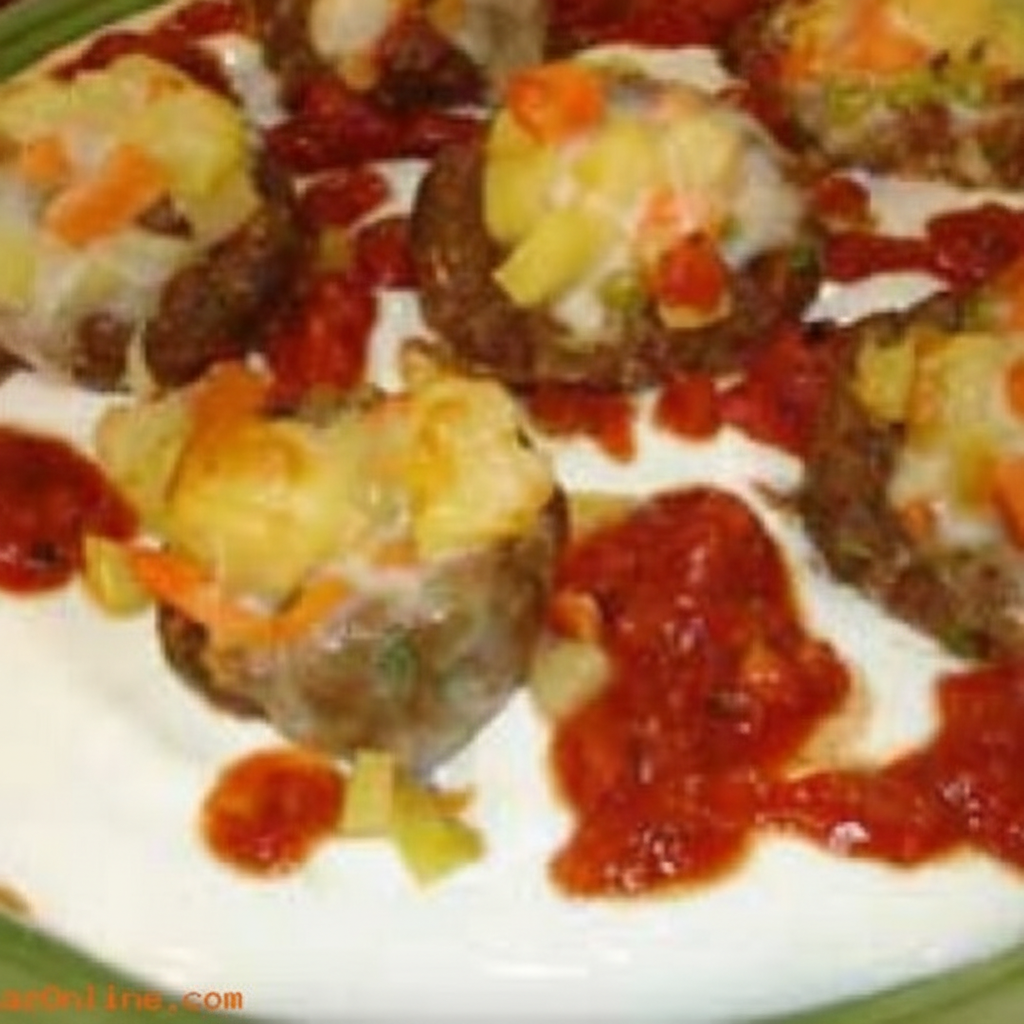 کوفته سبزیجات وماست{غذای ترکیه}