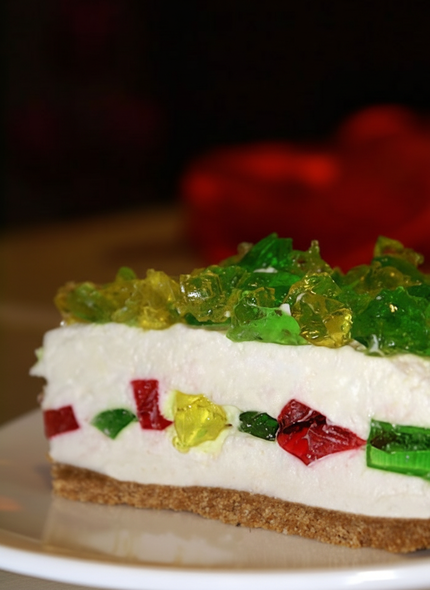 چیز کیک خرده شیشه