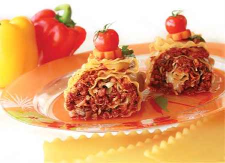 رولت لازانیا با مرغ