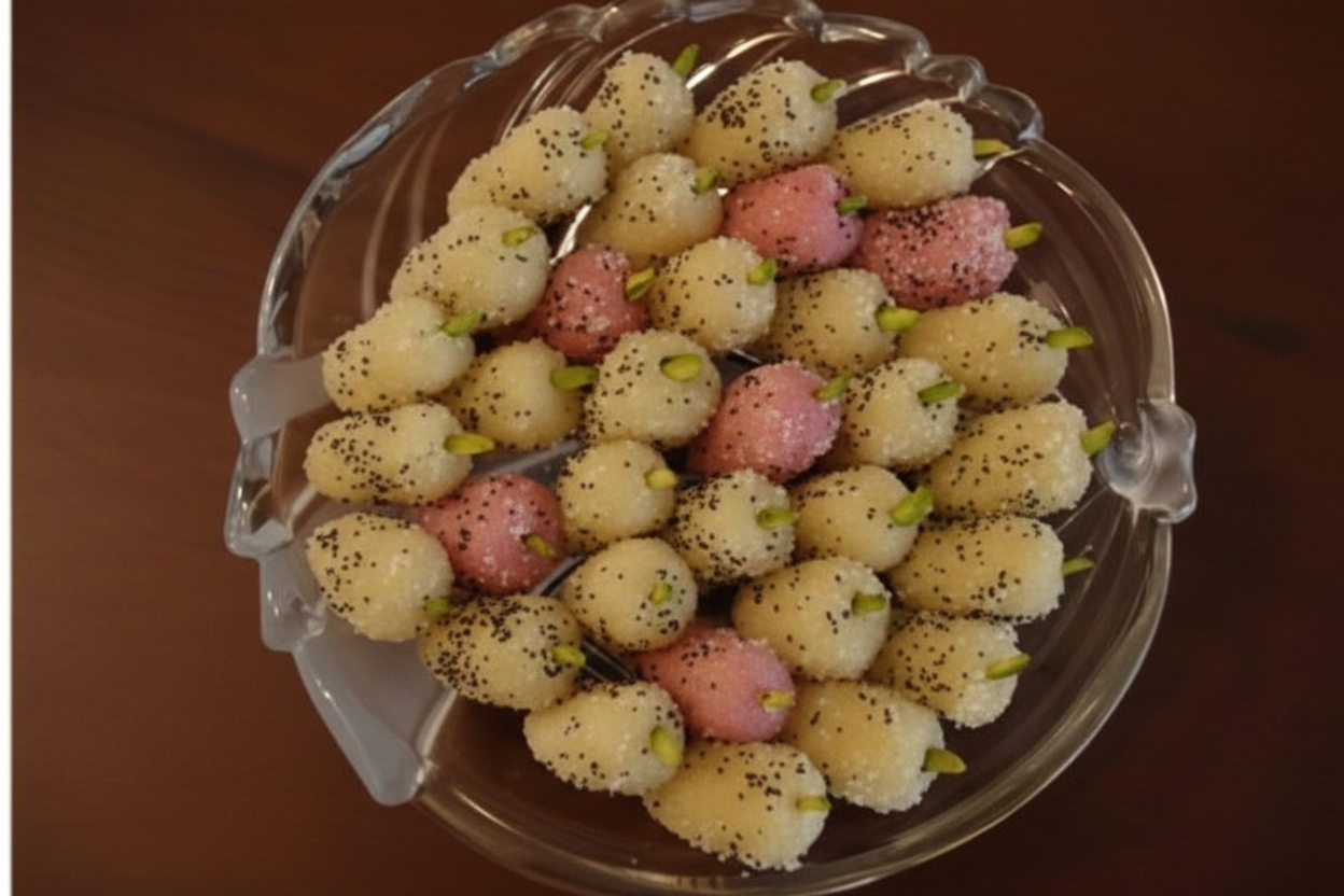 شیرینی توتی شکل