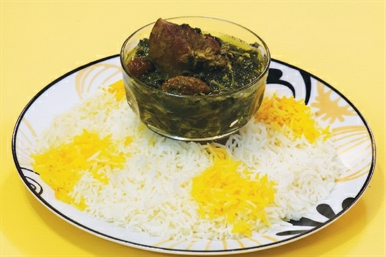 خورشت آلو اسفناج